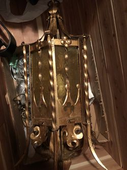 Lamp/chandelier Antique Cathedral Style 