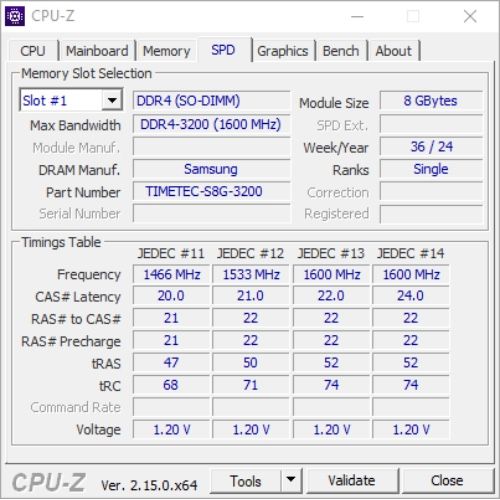 16GB RAM Laptop Memory (SO-DIMM) DDR4 3200MHz Kit (2x8GB)