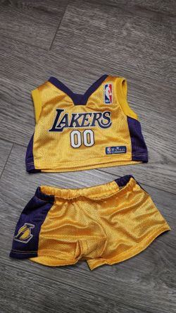 NBA Lakers Build-A-Bear Jersey and Shorts Set