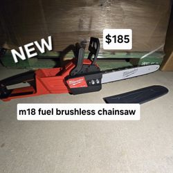 New Milwaukee M18 Fuel Brushless 16" Chainsaw 