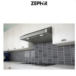 Zephyr Gust 400 CFM 36 Inch Wide Under Cabinet Range Hood