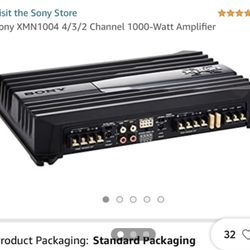 Sony Amplifier 600w