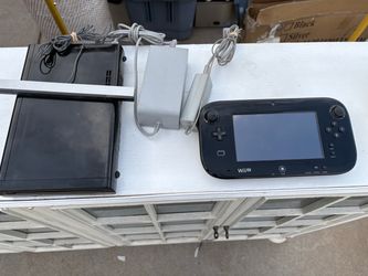 Nintendo Wii U Console with GamePad and Power Adapter