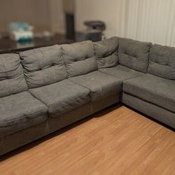 Blue Grey Sectional Sofa