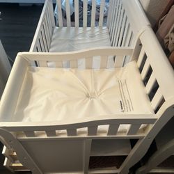 Convertible Crib and Changer Combo