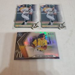 2022 Tyler Sonderstrom Prospect Rookie LOT Bowman Chrome 
