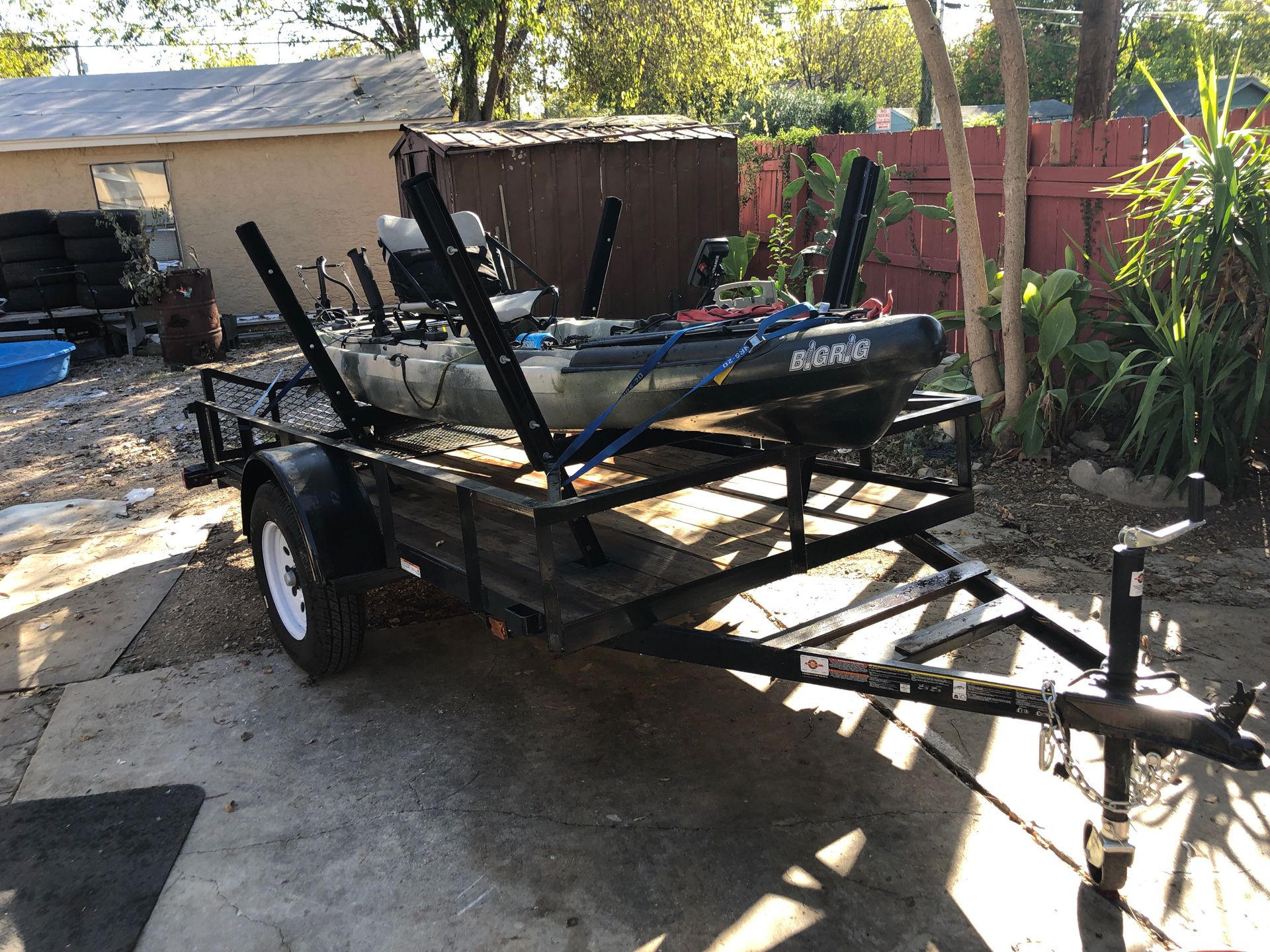 Jackson big rig kayak 13 ft. with trailer