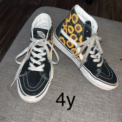 Sunflower High Top Vans