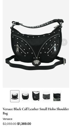 Versace Handbag With Studs