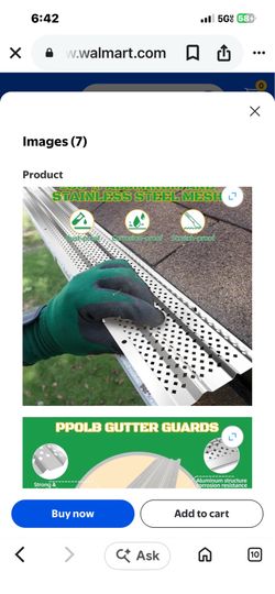 Gutter Guards 5 inch Aluminum Gutter Cover System 216 Feet-64 pcs …