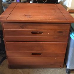 2 drawer end table
