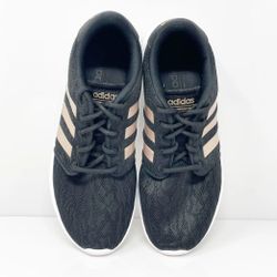 Adidas Women's Cloudfoam QT Racer Running Shoes Black DB0275 Lace Up Size 9.5