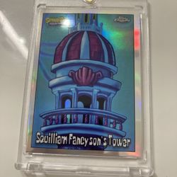 2025 Topps Chrome Spongebob #177 Squilliam Fancy Son's Tower Refractor