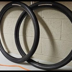 Vintage Ritchey Moby Bite Beach Cruiser Slicks 26" Tires With Tubes 