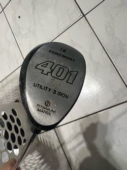 Foremost golf driver 401 utility 3 iron titanium