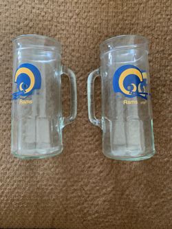 Vintage 70’s LA Rams Beer Steins