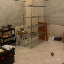 Metal Shelving Unit 