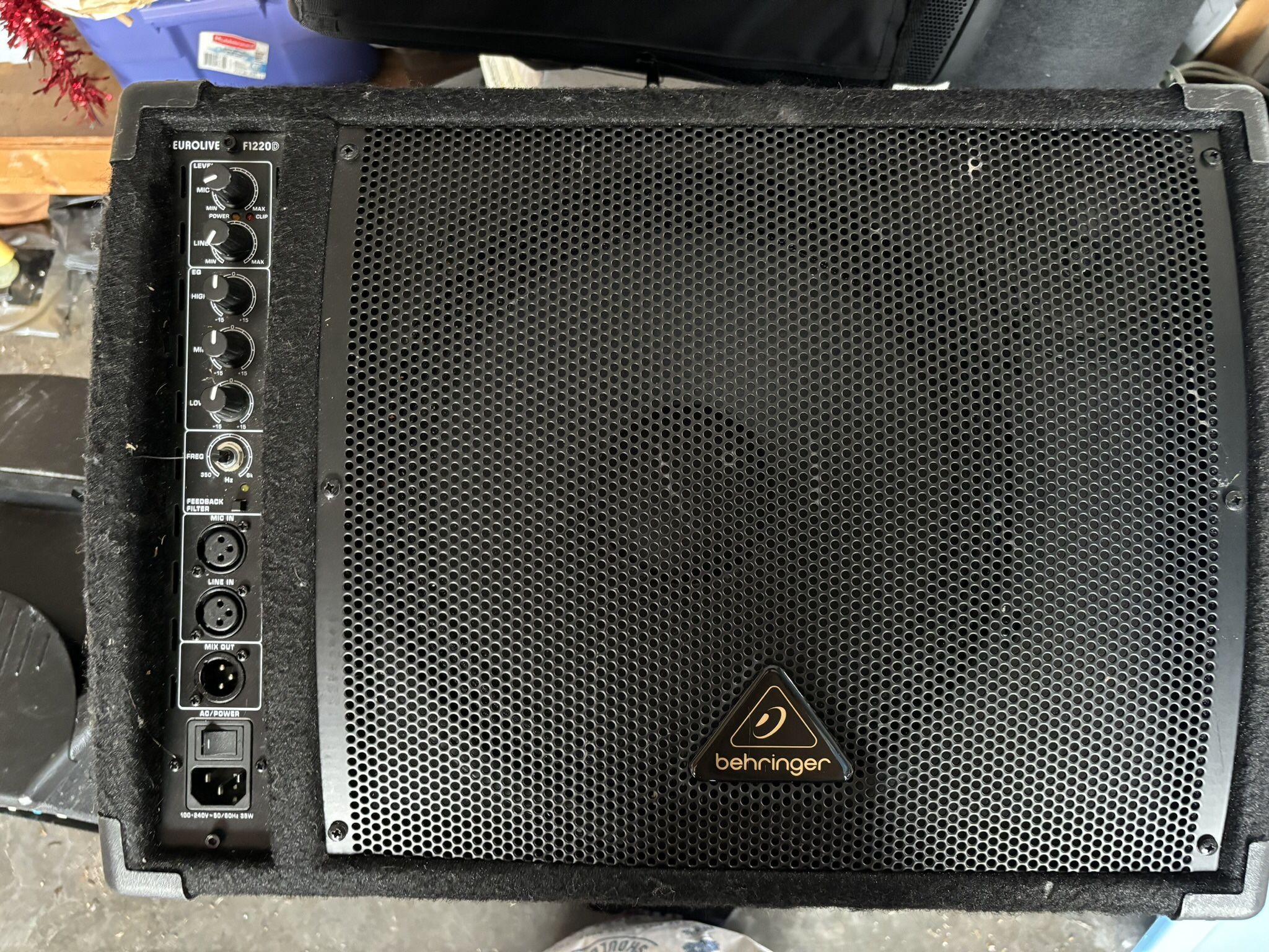Behringer 200 Watt Stage Monitor 12 In Speaker