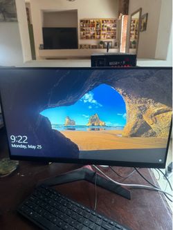 Gaming pc and monitor