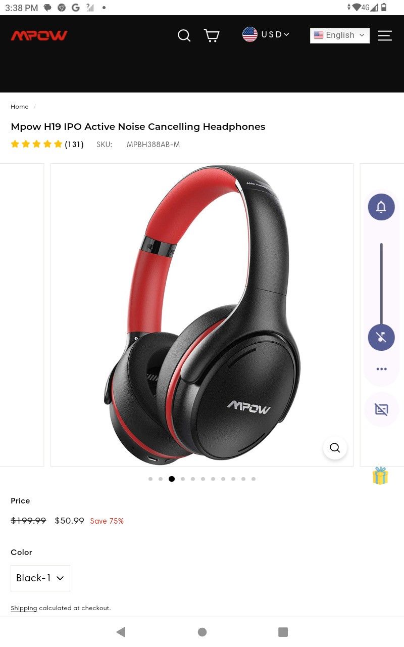 Mpow Studio Wireless Headphones
