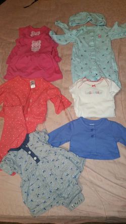 Girl's set of 4 outfits NB