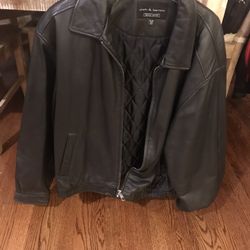 Men’s Croft And Barrow Leather Jacket