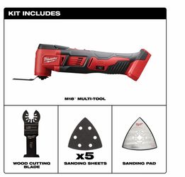 Milwaukee M18 18V Cordless Oscillating Multi-Tool