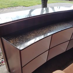 Mobile Marble bar table