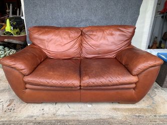 Loveseat - Genuine Leather
