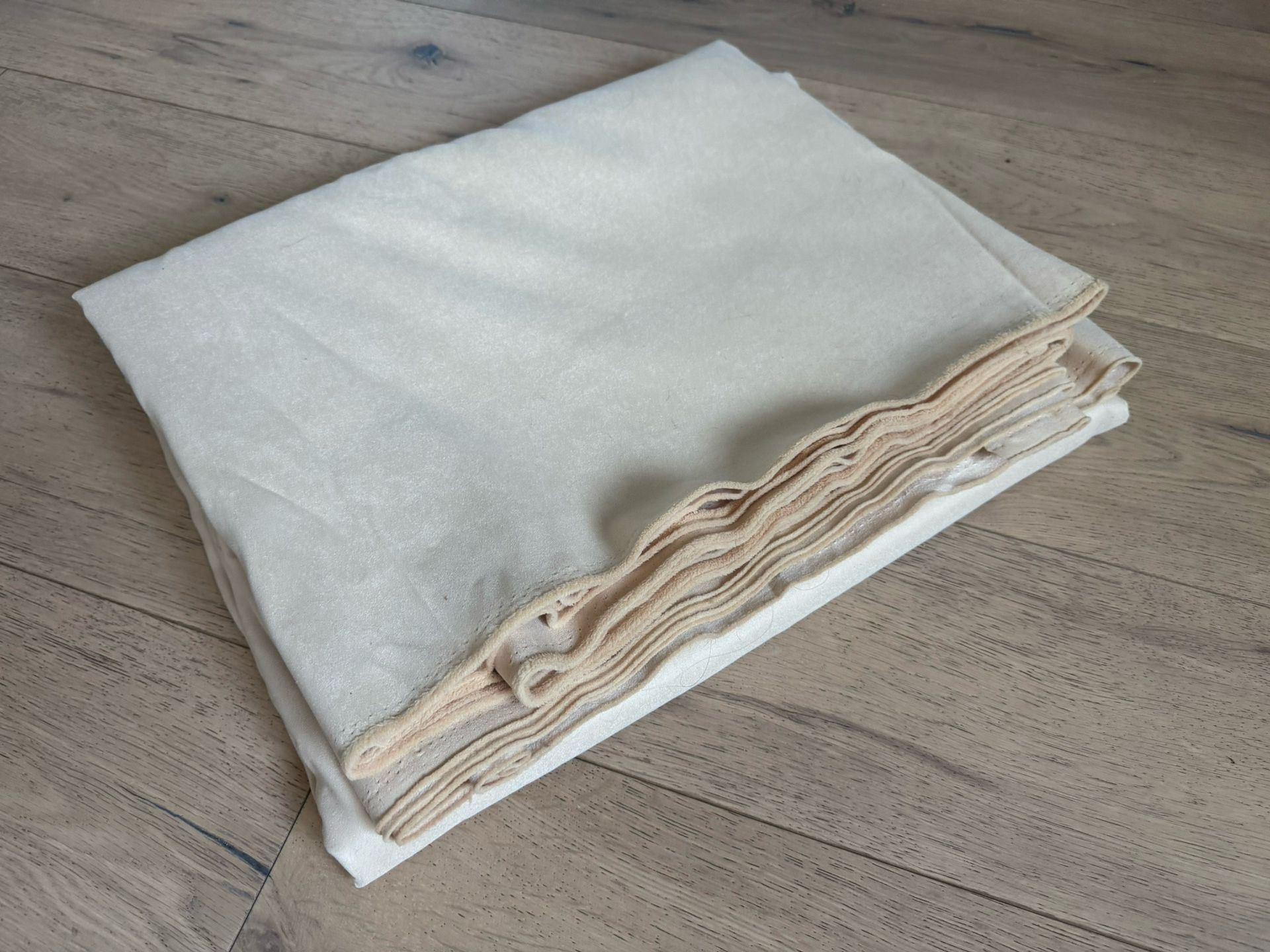 Beige Suede Like Fabric