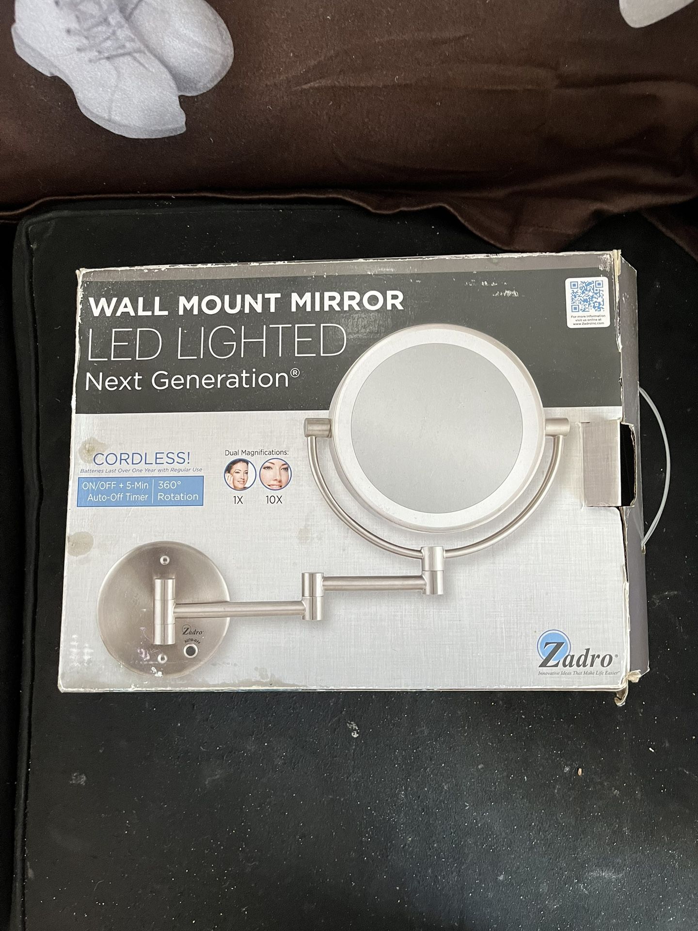 CORDLESS WALL MOUNT MIRROR