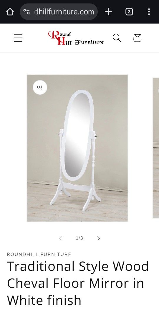 White Mirror Furniture 