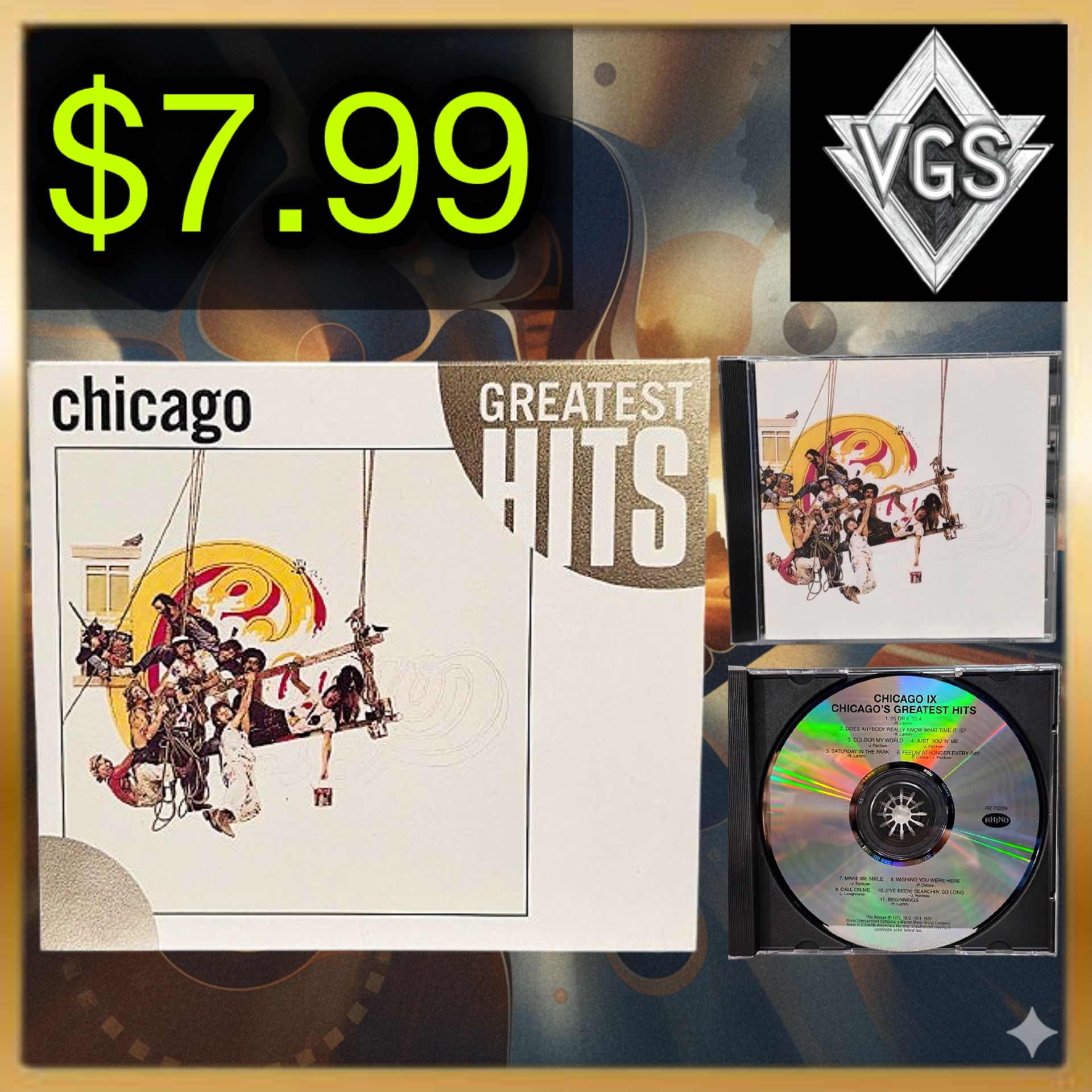 *CLASSIC* Chicago IX-Chicago's Greatest Hits '69-'74 by Chicago (CD, 2005)