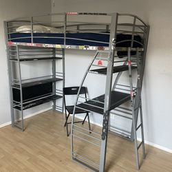 Bunk Bed With Desk For Sale 