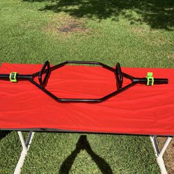 50 Pound Trap / Hex / Deadlift Bar With New Quick Connect Collars