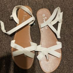 White Sandals 