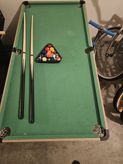 Pool Table + Foosball Table – FULL SET – Ready to Play