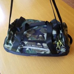 Gym Duffle Weekender True Religion Army Camouflage 