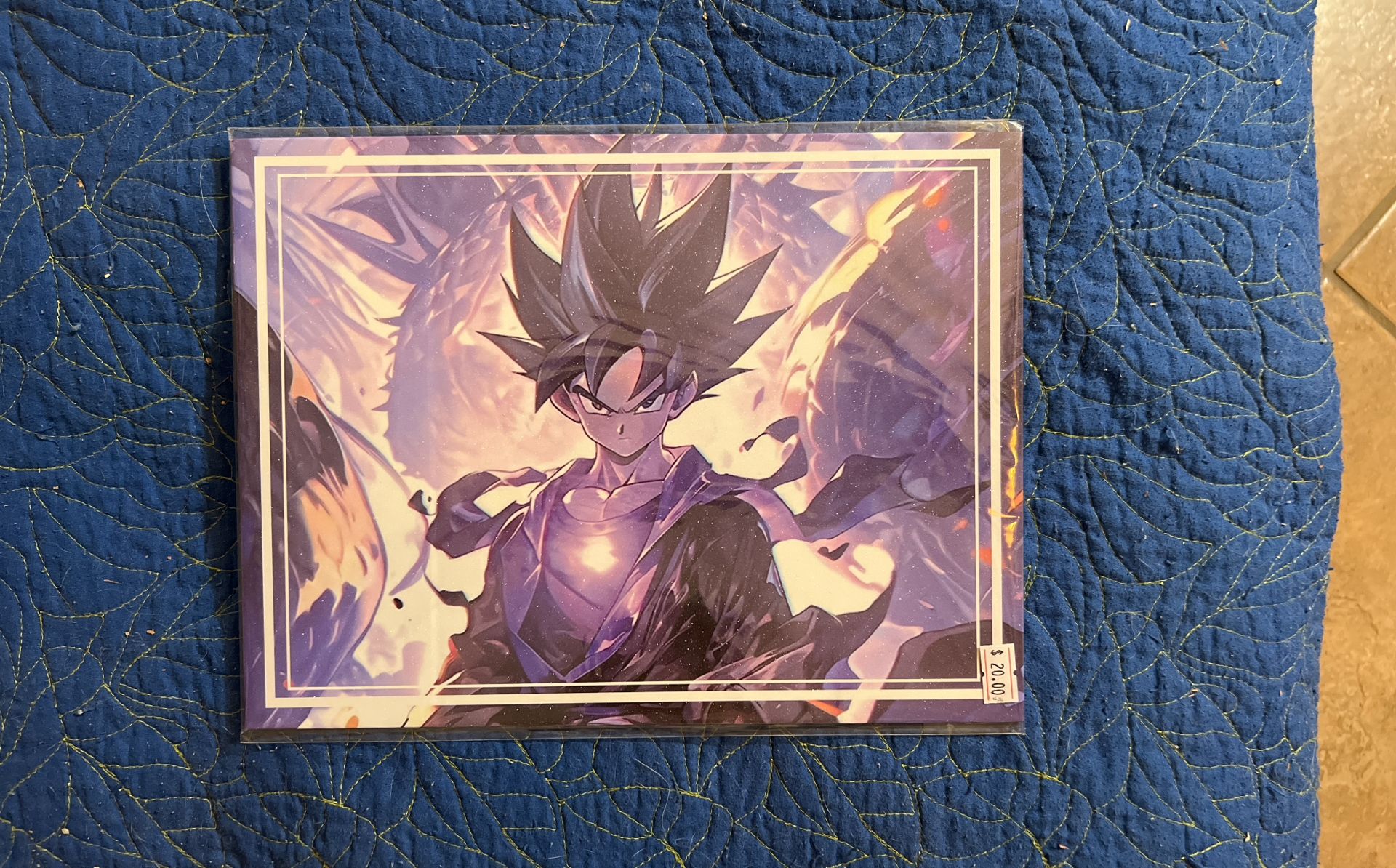 Dragon Ball Art / End Card / (Double Sided Balsa Wood Collectible Art)
