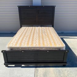 Queen Bed Frame With Mattress 