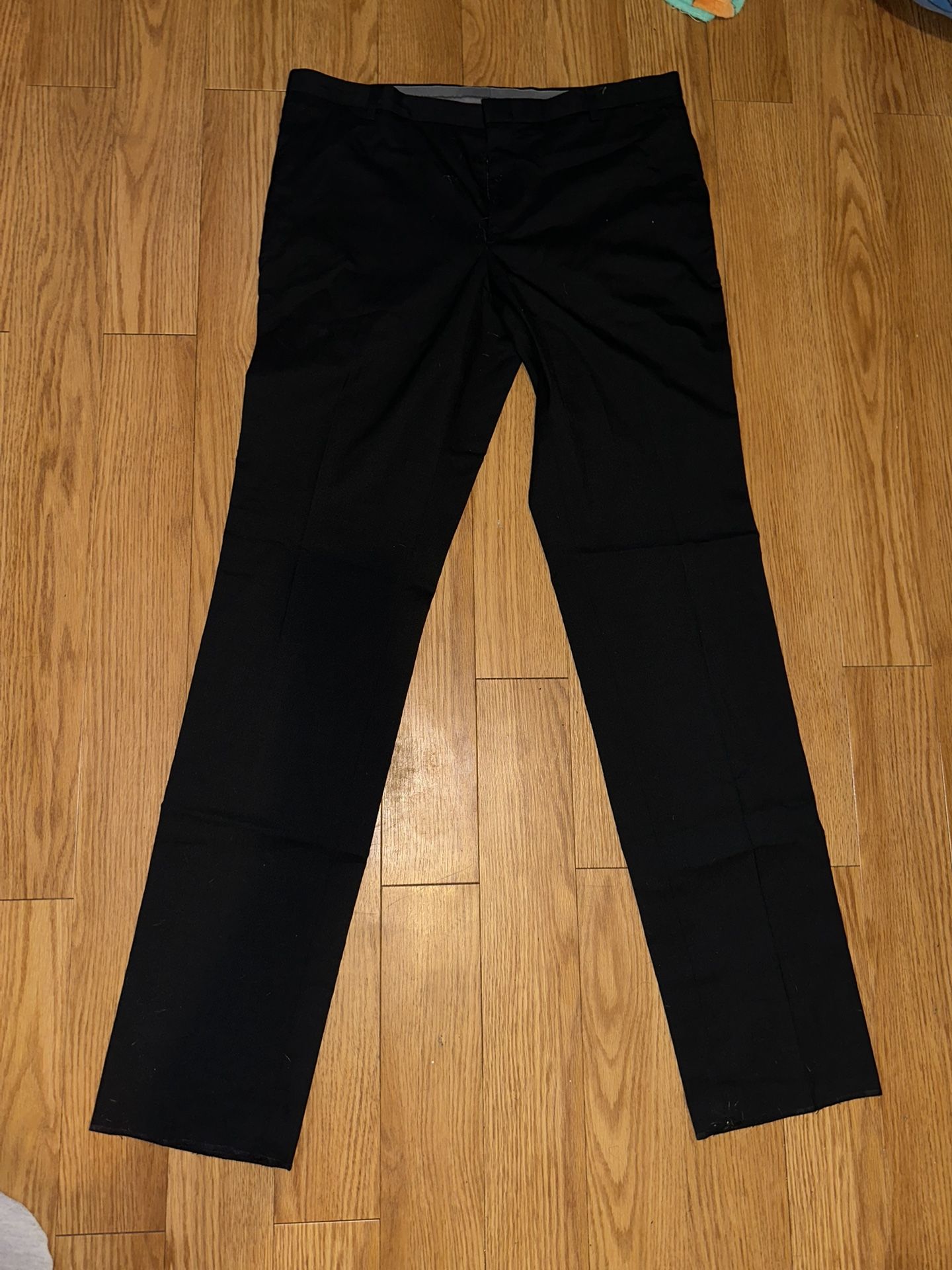 Men Design Collective Black Wool Blend Dress Pants 36RG