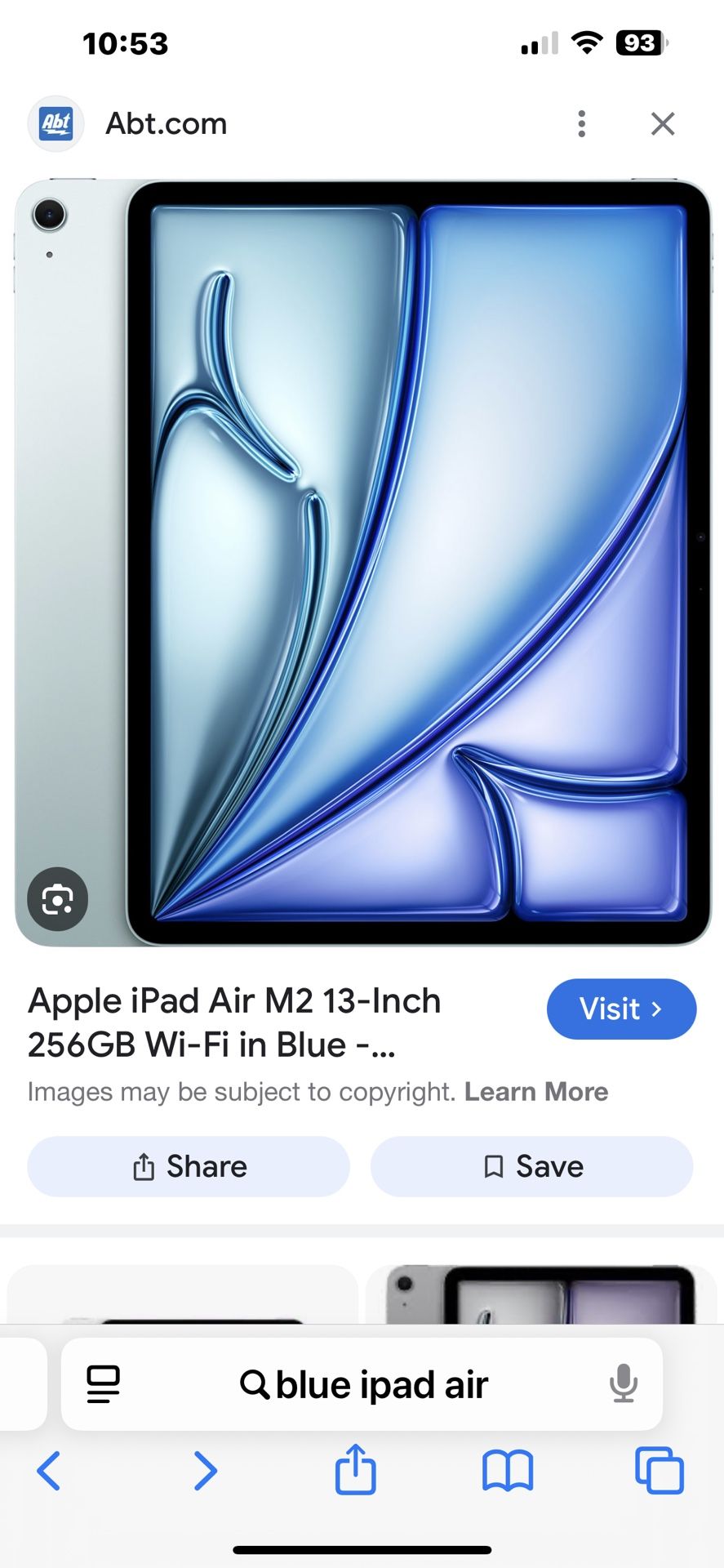Stolen iPad Air
