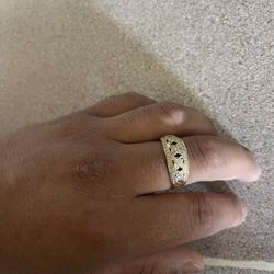 gold Diamond Ring 