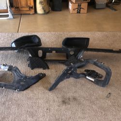Plastics An Bracket Rear bumper 2021 Chev. Silverado