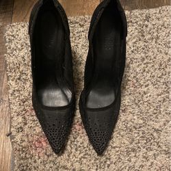 Black Beaded Heels/ Charlotte Russe 