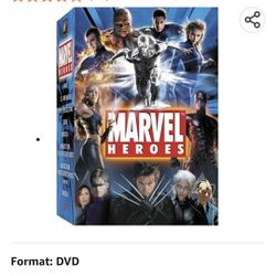 NEW: Marvel Heroes x8 DVD set. 