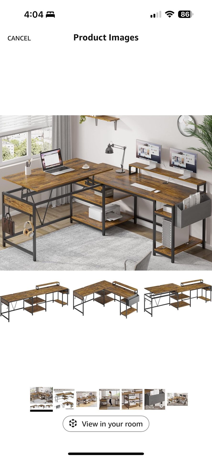 Office Furniture & Accessories 👀 $250 For Entire Set 