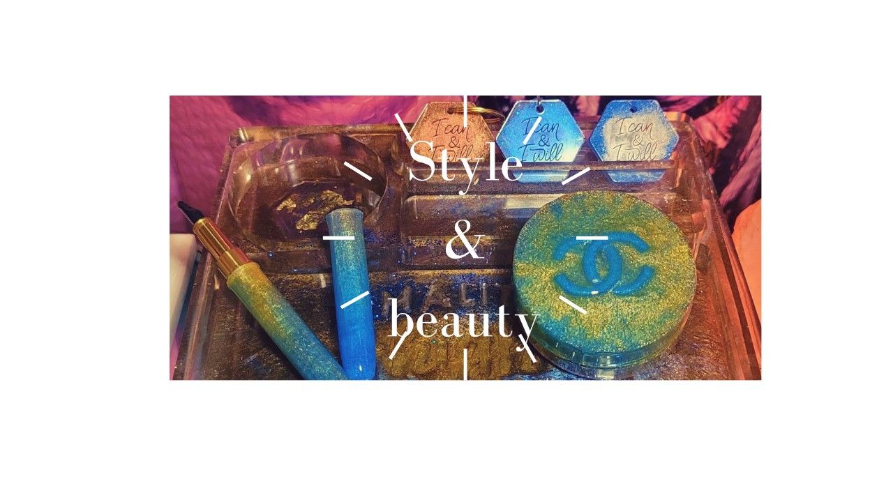 One Of A Kind Rolling Tray Grinder, Ashtray, And Fountain Pens