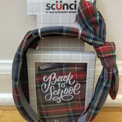 Scünci Matching Face Mask and Headband Set, Brand NEW! Porch Pickup or Can Ship!