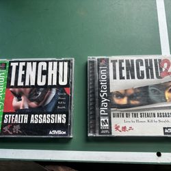 PS1 Tenchu Games - Pick Up In Fuquay - Untested